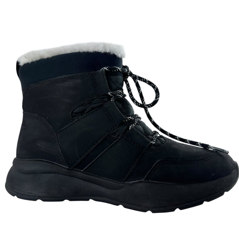 Women Timberland Boroughs Project Boots Thermolite Waterproof Black US 5.5 EU 36 - Picture 3 of 11